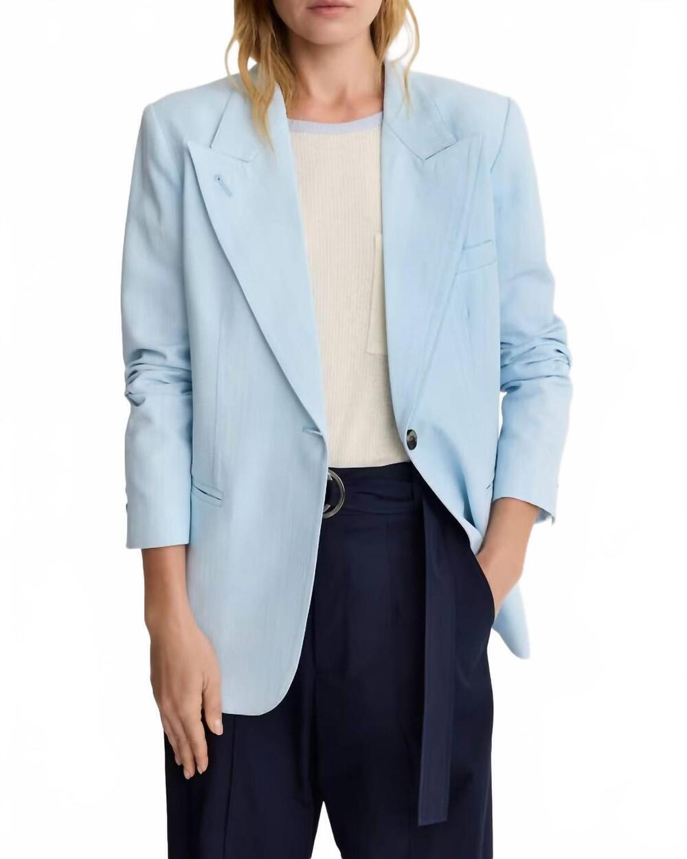 NEW SMYTHE 90's oversized blazer in powder blue